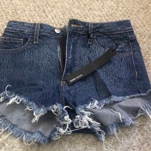 NWT high waisted jean shorts
